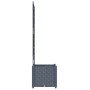 macetero con enrejado gris claro 40x40x143 cm von , Töpfe und Pflanzgefäße - Ref: Foro24-42002882, Preis: 48,59 €, Rabatt: %