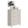 HAMAR Sideboard aus massiver Kiefer in Weiß 79x40x103,5 cm von vidaXL, Sideboards - Ref: Foro24-340425, Preis: 165,89 €, Raba...