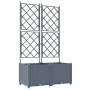 Macetero con Enrejado 2 pcs Gris Claro 80x40x143 cm von , Töpfe und Pflanzgefäße - Ref: Foro24-42002884, Preis: 65,09 €, Raba...