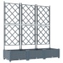 Macetero de Jardín con Enrejado 3 pcs Gris Claro 120x40x125.5 cm | Foro24.es | Tu tienda online para hogar, jardín y más Foro24.es