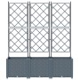 Macetero de Jardín con Rejilla 3 pcs Gris Claro 120x40x143 cm | Foro24.es | Tu tienda online para hogar, jardín y más Foro24.es