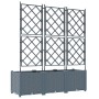 Macetero de Jardín con Rejilla 3 pcs Gris Claro 120x40x143 cm | Foro24.es | Tu tienda online para hogar, jardín y más Foro24.es