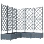Macetero de Jardín con Trellis 5 pcs Gris Claro 120x120x125.5 cm | Foro24.es | Tu tienda online para hogar, jardín y más Foro24.es