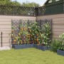 Macetero de Jardín con Trellis 5 pcs Gris Claro 120x120x125.5 cm | Foro24.es | Tu tienda online para hogar, jardín y más Foro24.es