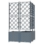 Macetero de jardín con enrejado 3 pcs Gris claro 80x80x143 cm | Foro24.es | Tu tienda online para hogar, jardín y más Foro24.es