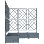 Macetero de Jardín con Trellis 5 pcs Gris Claro 120x120x125.5 cm | Foro24.es | Tu tienda online para hogar, jardín y más Foro24.es