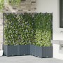 Macetero de Jardín con Enrejado 5 pcs Gris Claro 120x120x143 cm | Foro24.es | Tu tienda online para hogar, jardín y más Foro24.es