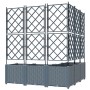 Macetero de Jardín con Enrejado 5 pcs Gris Claro 120x120x143 cm | Foro24.es | Tu tienda online para hogar, jardín y más Foro24.es
