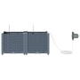 Macetas de Jardín  con Sistema de Irrigación 2 pcs Gris Claro | Foro24.es | Tu tienda online para hogar, jardín y más Foro24.es