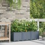 Macetas de Jardín  con Sistema de Riego 3 pcs Gris Claro | Foro24.es | Tu tienda online para hogar, jardín y más Foro24.es