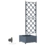 Maceteros de jardín  con sistema de riego automático gris claro | Foro24.es | Tu tienda online para hogar, jardín y más Foro24.es
