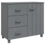 HAMAR sideboard solid dark gray pine wood 90x40x80 cm by vidaXL, Sideboards - Ref: Foro24-340430, Price: 157,68 €, Discount: %