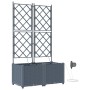 Maceteros de jardín  con sistema de riego 2 piezas Gris Claro | Foro24.es | Tu tienda online para hogar, jardín y más Foro24.es