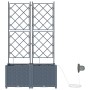 Maceteros de jardín  con sistema de riego 2 piezas Gris Claro | Foro24.es | Tu tienda online para hogar, jardín y más Foro24.es