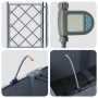Maceteros de jardín  con sistema de riego 2 piezas Gris Claro | Foro24.es | Tu tienda online para hogar, jardín y más Foro24.es