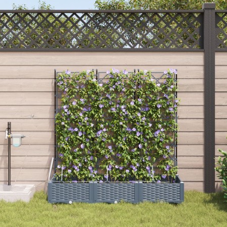 Maceteros de jardín  con sistema de riego 3 pcs Gris Claro | Foro24.es | Tu tienda online para hogar, jardín y más Foro24.es