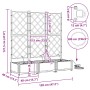 Maceteros de jardín  con sistema de riego 3 pcs Gris Claro | Foro24.es | Tu tienda online para hogar, jardín y más Foro24.es