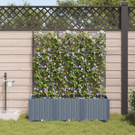 Macetas de Jardín  con Sistema de Irrigación de Agua 3 piezas Gris Claro | Foro24.es | Tu tienda online para hogar, jardín y más Foro24.es