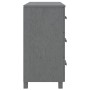HAMAR sideboard solid dark gray pine wood 90x40x80 cm by vidaXL, Sideboards - Ref: Foro24-340430, Price: 160,85 €, Discount: %