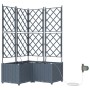 maceteros de jardín  con sistema de riego 3 pcs Gris Claro | Foro24.es | Tu tienda online para hogar, jardín y más Foro24.es