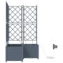 maceteros de jardín  con sistema de riego 3 pcs Gris Claro | Foro24.es | Tu tienda online para hogar, jardín y más Foro24.es