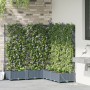 Maceteros de jardín  con sistema de riego por goteo 5 pcs Gris Claro | Foro24.es | Tu tienda online para hogar, jardín y más Foro24.es