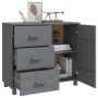 HAMAR sideboard solid dark gray pine wood 90x40x80 cm by vidaXL, Sideboards - Ref: Foro24-340430, Price: 160,85 €, Discount: %