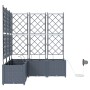 maceteros de jardín  con sistema de riego 5 pcs gris claro | Foro24.es | Tu tienda online para hogar, jardín y más Foro24.es