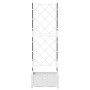Macetero con Enrejado Blanco 40x40x125.5 cm von , Töpfe und Pflanzgefäße - Ref: Foro24-42002903, Preis: 43,37 €, Rabatt: %