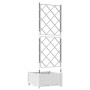 Macetero con Enrejado Blanco 40x40x125.5 cm von , Töpfe und Pflanzgefäße - Ref: Foro24-42002903, Preis: 43,37 €, Rabatt: %