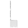 Macetero de jardín con enrejado blanco 40x40x143 cm by , Pots and planters - Ref: Foro24-42002904, Price: 53,02 €, Discount: %