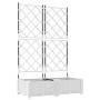 Macetero de Jardín con Trellis 2 pcs Blanco 80x40x125.5 cm | Foro24.es | Tu tienda online para hogar, jardín y más Foro24.es