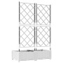 Macetero de Jardín con Trellis 2 pcs Blanco 80x40x125.5 cm | Foro24.es | Tu tienda online para hogar, jardín y más Foro24.es