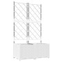 Macetero de Jardín con Enrejado 2 pcs Blanco 80x40x143 cm von , Töpfe und Pflanzgefäße - Ref: Foro24-42002906, Preis: 60,26 €...