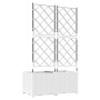 Macetero de Jardín con Enrejado 2 pcs Blanco 80x40x143 cm von , Töpfe und Pflanzgefäße - Ref: Foro24-42002906, Preis: 60,26 €...