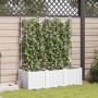 Macetero con enrejado 3 pcs Blanco 120x40x143 cm von , Töpfe und Pflanzgefäße - Ref: Foro24-42002908, Preis: 92,41 €, Rabatt: %