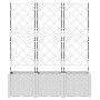 Macetero con enrejado 3 pcs Blanco 120x40x143 cm von , Töpfe und Pflanzgefäße - Ref: Foro24-42002908, Preis: 92,41 €, Rabatt: %