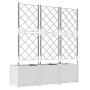 Macetero con enrejado 3 pcs Blanco 120x40x143 cm von , Töpfe und Pflanzgefäße - Ref: Foro24-42002908, Preis: 92,41 €, Rabatt: %