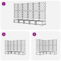 Macetero de Jardín con Enrejado 5 pcs Blanco 120x120x125.5 cm | Foro24.es | Tu tienda online para hogar, jardín y más Foro24.es