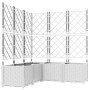 Macetero de jardín con enrejado 5 pcs Blanco 120x120x143 cm | Foro24.es | Tu tienda online para hogar, jardín y más Foro24.es