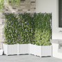 Macetero de jardín con enrejado 5 pcs Blanco 120x120x143 cm | Foro24.es | Tu tienda online para hogar, jardín y más Foro24.es