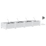 maceteros  con sistema de riego 4 pcs blanco | Foro24.es | Tu tienda online para hogar, jardín y más Foro24.es