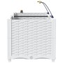 Maceteros de jardín  con sistema de riego 2 pcs Blanco | Foro24.es | Tu tienda online para hogar, jardín y más Foro24.es