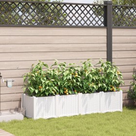 Macetas de Jardín con Sistema de Riego 4 pcs Blanco von , Töpfe und Pflanzgefäße - Ref: Foro24-42002915, Preis: 105,94 €, Rab...