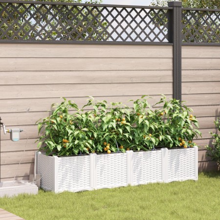 Macetas de Jardín con Sistema de Riego 4 pcs Blanco von , Töpfe und Pflanzgefäße - Ref: Foro24-42002915, Preis: 105,94 €, Rab...