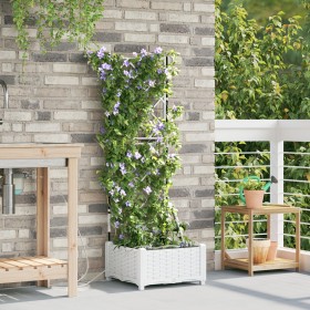 Macetas de Jardín con Sistema de Riego Blanco