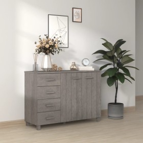 HAMAR Sideboard aus massivem hellgrauem Kiefernholz 113x40x80 cm von vidaXL, Sideboards - Ref: Foro24-340447, Preis: 148,76 €...