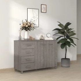 HAMAR sideboard solid light gray pine wood 113x40x80 cm by vidaXL, Sideboards - Ref: Foro24-340447, Price: 147,10 €, Discount: %