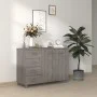 HAMAR sideboard solid light gray pine wood 113x40x80 cm by vidaXL, Sideboards - Ref: Foro24-340447, Price: 147,10 €, Discount: %