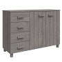 HAMAR Sideboard aus massivem hellgrauem Kiefernholz 113x40x80 cm von vidaXL, Sideboards - Ref: Foro24-340447, Preis: 148,76 €...